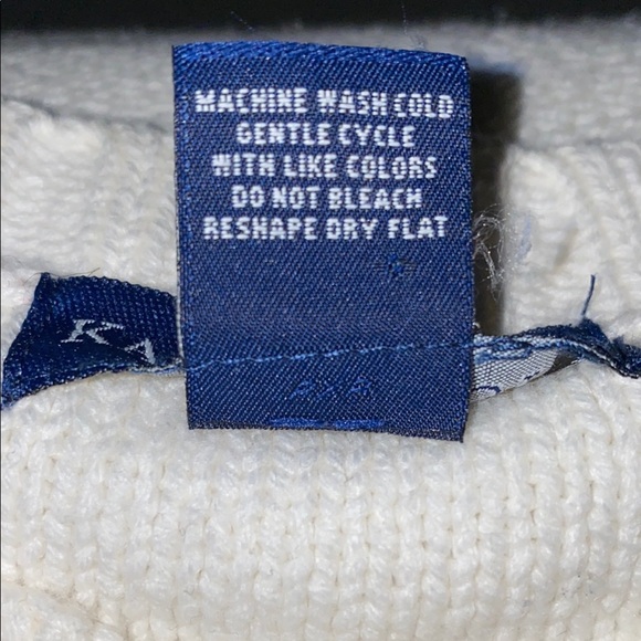 KAREN SCOTT cable knit cardigan long sleeve snap up decorative buttons size XL - Picture 7 of 10